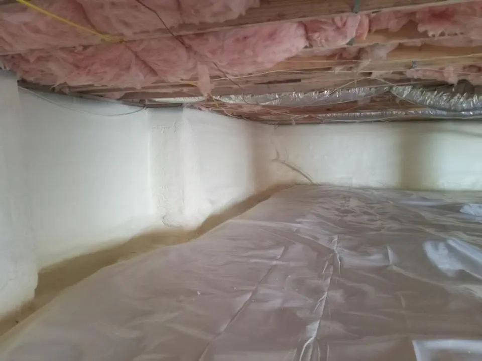 Crawl space encapsulation with closed-cell spray foam for Spray Foam Roofing in Cutler Bay